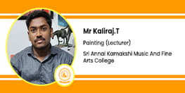 Interview Mr Kaliraj T Painting Lecturer at Sri Annai Kamakshi Music And Fine Arts College Chennai